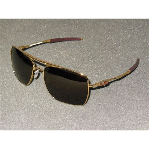 oakley deviation men s retro aviator military sunglasses polished gold