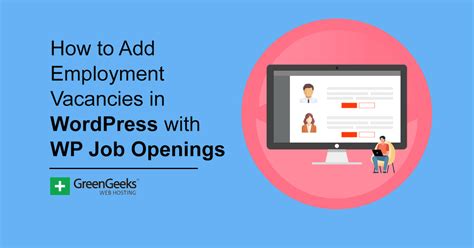 add employment vacancies  wordpress  wp job openings