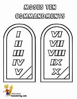 Coloring Commandments Pages Printable Commandment Ten Comments Categories Similar sketch template
