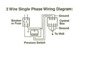 single phase wiring diagram   volt submersible pump