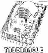 Tabernacle Coloring Pages Bible Building Color Kids Tabernacles Feast Choose Board sketch template