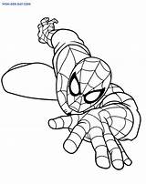 Spiderman Ausmalbilder Drucken Spider sketch template