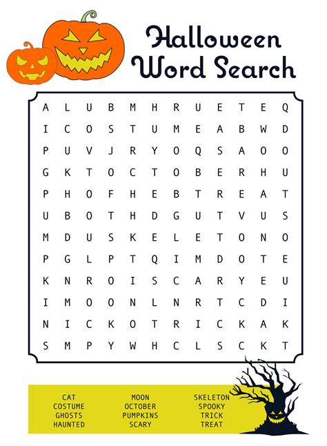 halloween activities  printables pages