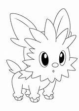 Lillipup Pokemon Coloring Pages Kids Printable sketch template