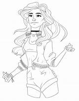 Coloring Pages Halsey Tumblr sketch template