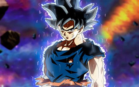 Descargar Fondos De Pantalla 4k Negro Goku Dbs De Arte De Dragon