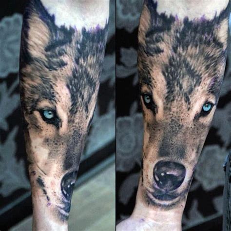 70 Wolf Tattoo Designs For Men Masculine Idea Inspiration