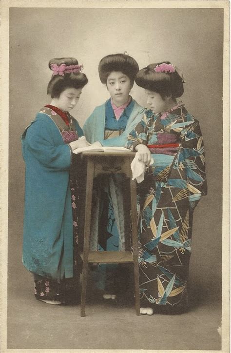 three cents worth postcard of the week japanese schoolgirls