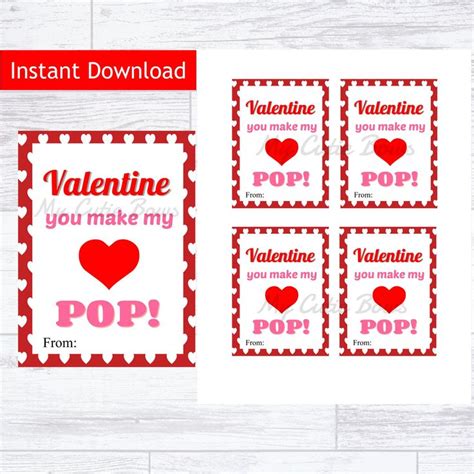 pop  valentines  printable