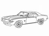 Camaro Coloring Pages Car Chevy 1969 Sheets Adult Mustang Kids Drawing Book Cars Hot Chevrolet Color Printable Old Rod Colouring sketch template