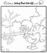 Coloring Turkey Bowl Thanksgiving Happy Pages Christmas Dinner Comment First Coloringpagebook sketch template