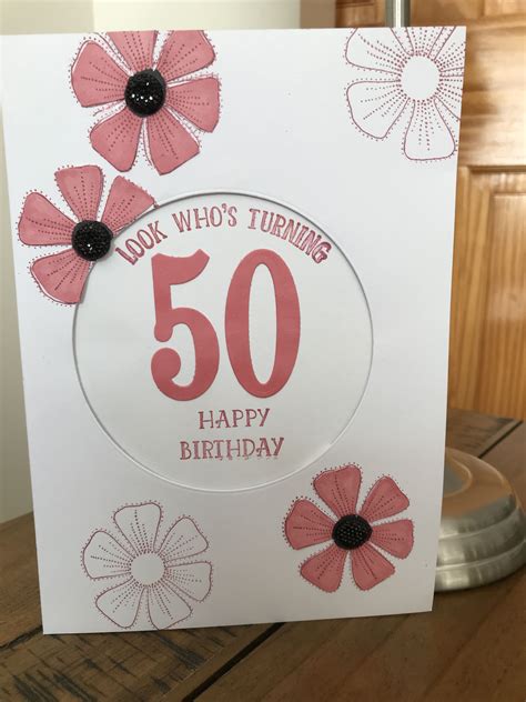 50th Birthday Card 50th Birthday Cards 50th Birthday Birthday Cards