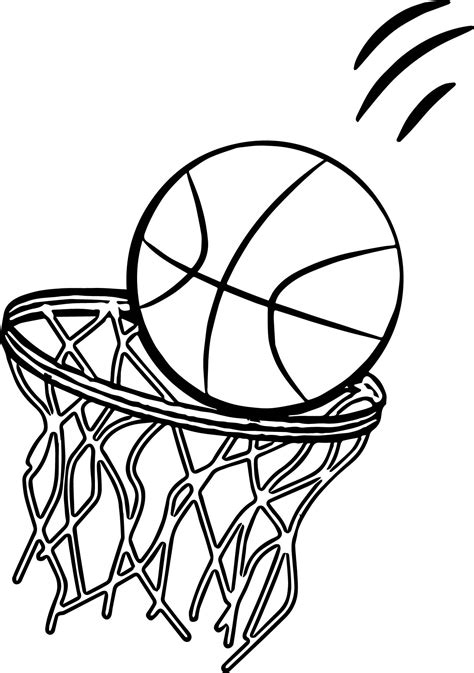 basketball goal coloring pages  getcoloringscom  printable