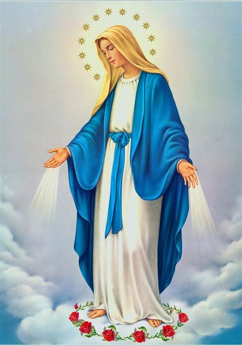amazoncom  lady immaculate conception  mary poster  virgin
