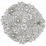 Mandala Adults Shape 30seconds sketch template