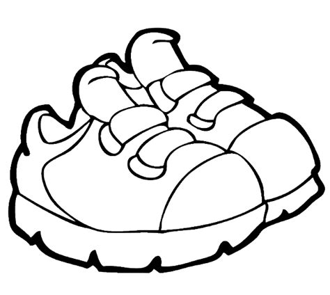 coloring pictures  shoes clipart