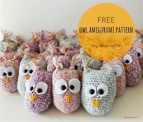 owl amigurumi  pattern akamatra