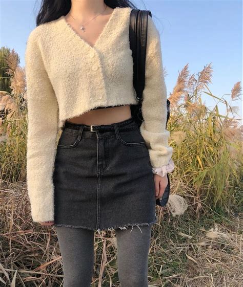 atasonofficial instagram sophy cardigan stone skirt corduroy