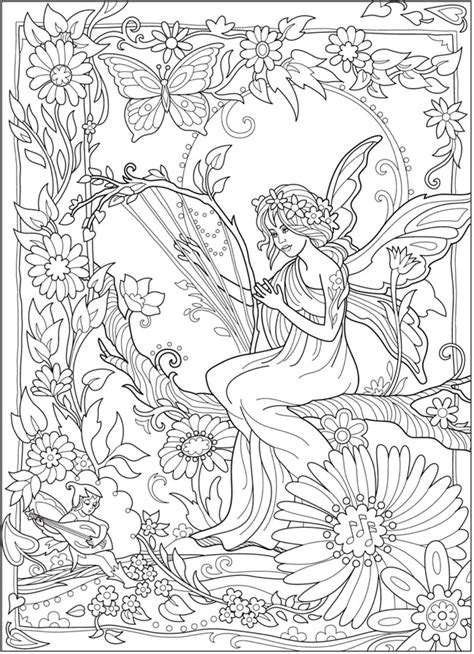 magical fairy forest scene magical fairies coloring book artist