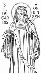 Hildegard Heilige Bingen Hildegarda Mulieris Bitte Uns Entretente Entretanto Autores Cistercienses sketch template