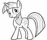 Coloring Twilight Pony Little Sparkle Pages Popular sketch template