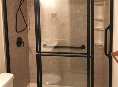 how to install walk in shower