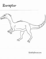 Eoraptor Pages Dinos sketch template