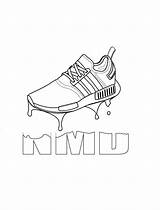 Adidas Drawing Shoes Yeezy Nmd Coloring Tênis Arte Em Illustration Outline Pages Line Shoe Sneakers Logo Paintingvalley Getdrawings Boost V2 sketch template