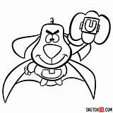 Underdog Draw Step Sketchok Characters sketch template