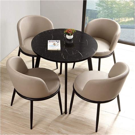 amazoncom leisure table  chair set negotiation table nordic rest
