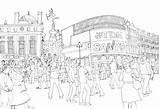 Circus Coloring Piccadilly Pages Para Londres Colorear Dibujos Mandala Adult Tablero Seleccionar sketch template