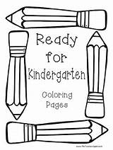 Coloring Kindergarten Pages School Back Ready Theme Pre Children Teacherspayteachers Preschool Bubakids sketch template