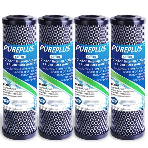 pureplus  micron     house cto carbon water filter cartridge replacement  home