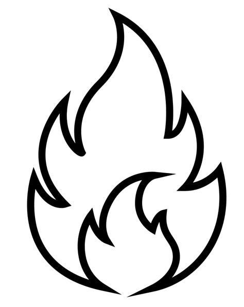 fire  coloring pages