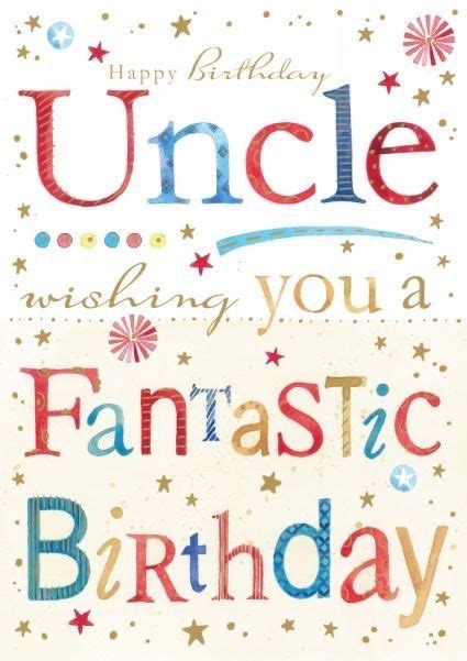 pin  carol gossman  birthday birthday wishes  uncle happy