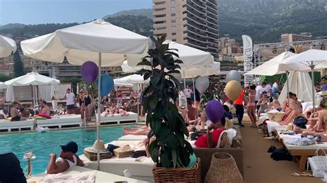 nikki beach party on the rooftop of fairmont hotel monte carlo youtube