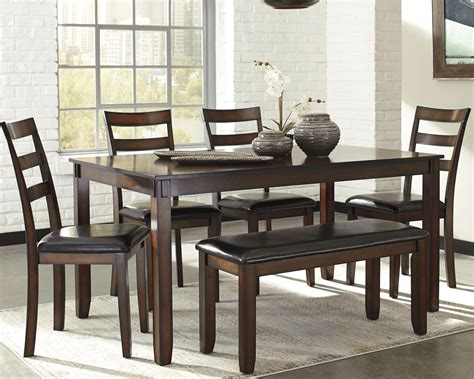 coviar dining table  chairs  bench set   mackenzie furniture