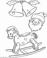Christmas Coloring Pages Printables Bells Printable Holiday Print Printing Help Jingle Santa sketch template