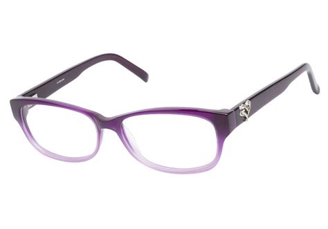 Michelle Lane Ml810 Purple Ombre Eyeglasses Are Flirty And Fun This