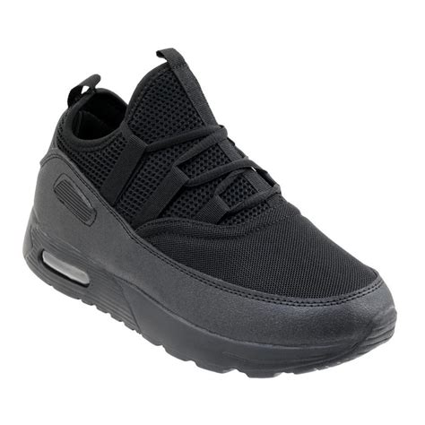 wholesale footwear mens casual sneakers  black  buywholesalefootwearcom