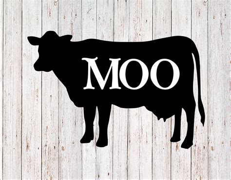 Moo Cow Svg Cow Svg Farm Svg Files For Cricut Silhouette My Xxx Hot Girl