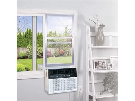soleus air exclusive universal   sill air conditioner aluminum frame acrylic window kit