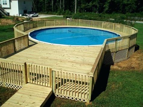 Above Ground Pool Fence Kits Above Ground Pool Deck Design New Pool