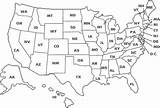 States sketch template