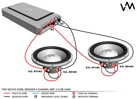 subwoofer wiring diagram dual  ohm