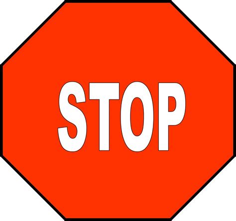 printable stop signs clipart library clip art library