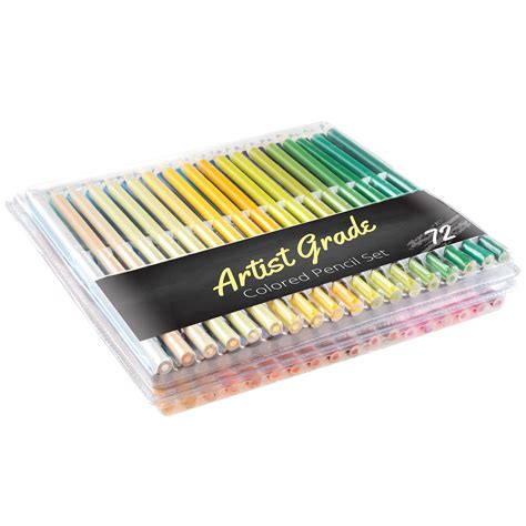 colored pencil set  count pre sharpened adult coloring drawing sketch