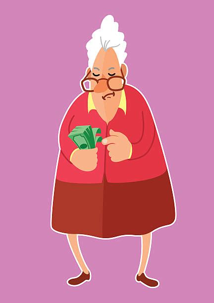 Royalty Free Funny Old Lady Clip Art Vector Images