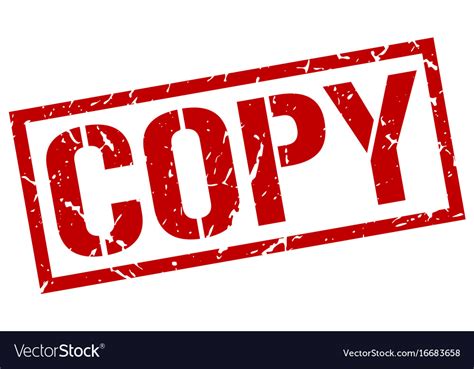 copy stamp royalty  vector image vectorstock