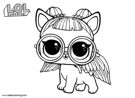 lol pets coloring pages sugar pup  printable coloring pages